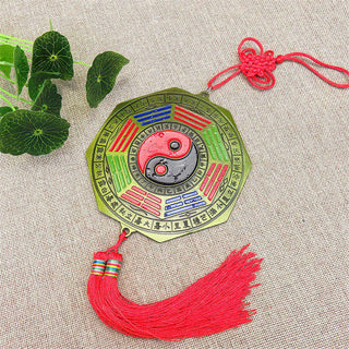 Buddha Gift Feng Shui Bagua Map Chinese Knotting Harmony Energy Map Mirror