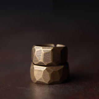 Buddha Gift Tibetan Simple Design Copper Wealth Ring