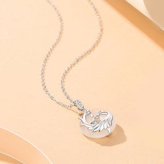 Buddha Gift 925 Sterling Silver Year of the Dragon Natural Black Onyx Chalcedony Dragon Phoenix Peace Buckle Protection Necklace Pendant