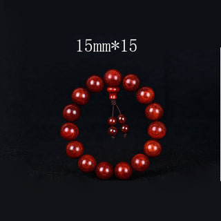 Buddha Gift Tibetan Small Leaf Red Sandalwood Balance Bracelet