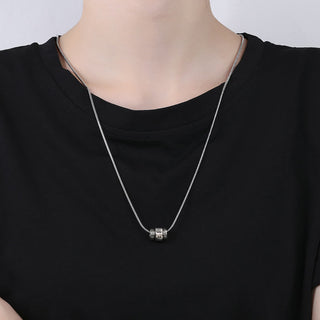 Buddha Gift Tibetan Om Mani Padme Hum Peace Necklace Rotatable Pendant