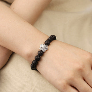 Buddha Gift “Save A Dog” Stone Bracelet