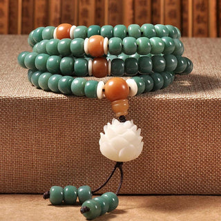 Buddha Gift Lotus Cyan Bodhi Seed Success Bracelet