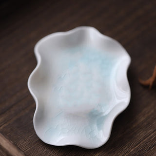 Buddha Gift Meditating Ceramic Small Frog Statue Decoration