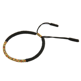 Buddha Gift Tibetan Handmade Multicolor King Kong Knot Luck Strength Braided Bracelet