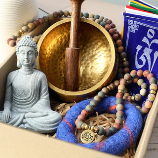 Buddha Gift Tibetan Meditation Healing Gift Bundle