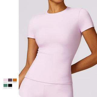 Buddha Gift Women Short Sleeve T-Shirt Top High Waist Leggings Pants For Sports Yoga