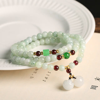 Buddha Gift Natural Jade Pixiu Buddha Abundance Bracelet