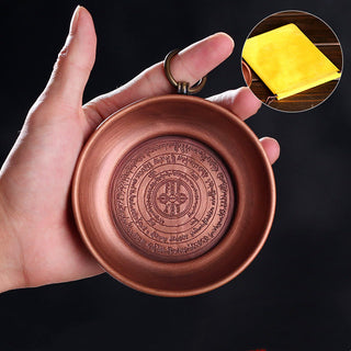 Buddha Gift Small Copper Prayer Altar Portable Burning Holder Incense Sage Smudging Rituals Use Items