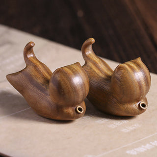 Buddha Gift Green Sandalwood Cute Cat Pattern Soothing Stick Incense Burner Decoration