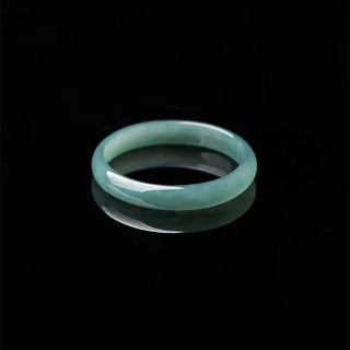Buddha Gift Natural Jade Prosperity Protection Ring