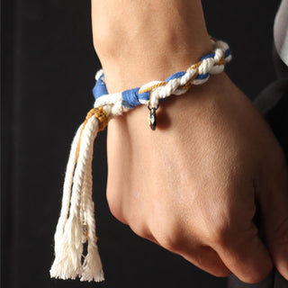 Buddha Gift Tibet Zakiram Goddess of Wealth Thangka Handmade Luck Bracelet