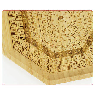 Buddha Gift Feng Shui Bamboo Bagua Map Harmony Energy Map