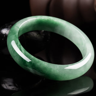 Buddha Gift Natural Jade Fortune Blessing Bangle Bracelet