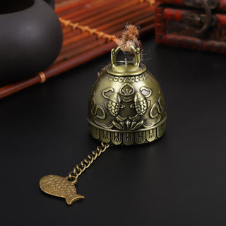 Buddha Gift Feng Shui Buddha Koi Fish Dragon Elephant Wind Chime Bell Luck Wall Hanging Decoration
