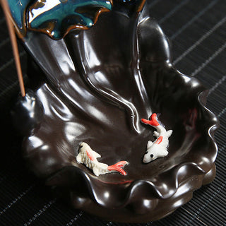 Buddha Gift Waterfall Incense Burner Backflow Incense Holder