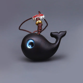 Buddha Gift Green Sandalwood Mini Cute Animal Rabbit Cat Deer Whale Prosperity Phone Hanging Decorations