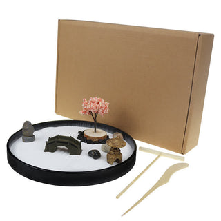 Buddha Gift Tree Small Bridge Landscape Meditation Calm Zen Garden Decoration