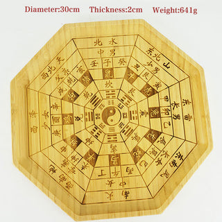 Buddha Gift Feng Shui Bamboo Bagua Map Harmony Energy Map