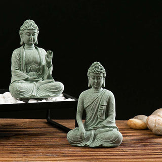 Buddha Gift Tibetan Meditation Contemplation Buddha Serenity Compassion Statue Figurine Decoration
