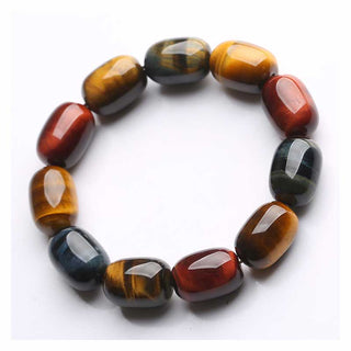 Buddha Gift Natural Tiger Eye Healing Protection Bracelet