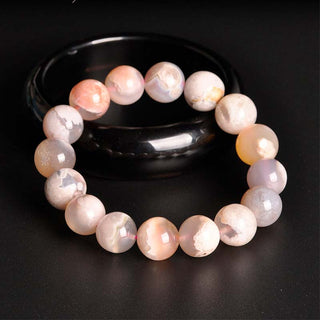 Buddha Gift Sakura Agate Peace Blessing Bracelet