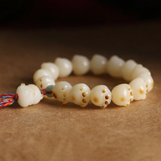 Buddha Gift Cute Lucky Cat Bodhi Seed Cat Paw Harmony Bracelet