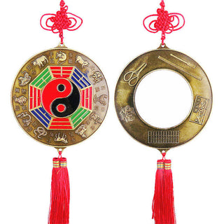Buddha Gift Feng Shui Bagua Map Chinese Knotting Harmony Energy Map Mirror
