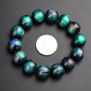 Buddha Gift Colorful Sea Willow Mala Positive Bracelet Ring