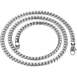 Buddha Gift Double Dorje Vajra Strength Punk Copper Chain Bracelet Necklace