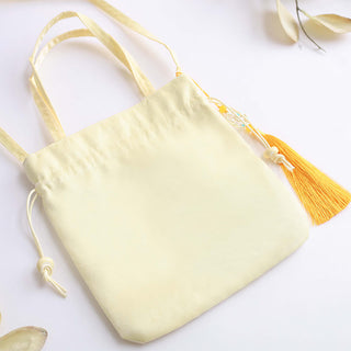 Buddha Gift Lotus Peony Epiphyllum Phoenix Suzhou Embroidery Cotton Linen Tote Crossbody Bag Shoulder Bag Handbag