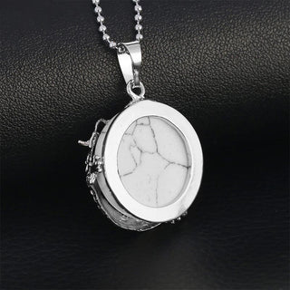 Buddha Gift Chinese Dragon Natural Quartz Crystal Healing Energy Necklace Pendant