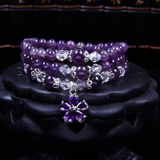 Buddha Gift Tibetan Amethyst Blessing Bracelet
