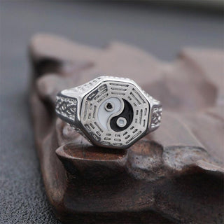 Yin Yang Symbol Copper Luck Ring