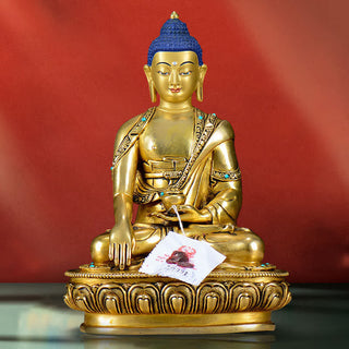 Buddha Gift Shakyamuni Compassion Copper Statue Decoration