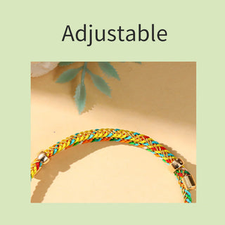 Buddha Gift Colorful Rope Zongzi Pattern Luck Handmade Child Adult Bracelet