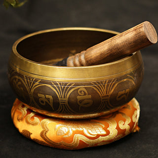 Buddha Gift Tibetan Meditation Sound Bowl Handcrafted for Healing and Mindfulness Support Protection Singing Bowl Set