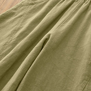 Buddha Gift Solid Color Loose Yoga Harem Pants With Pockets