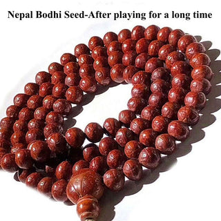 Buddha Gift 108 Mala Beads Nepal Bodhi Seed Luck Wealth Tassel Bracelet
