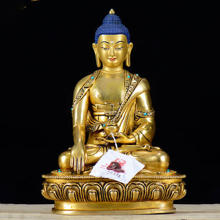 Buddha Gift Shakyamuni Compassion Copper Statue Decoration