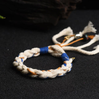 Buddha Gift Tibet Zakiram Goddess of Wealth Thangka Handmade Luck Bracelet