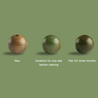 Buddha Gift Tibetan Green Sandalwood Soothing Cure Bracelet