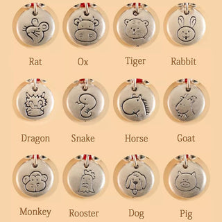 Buddha Gift Handmade 999 Sterling Silver Year of the Dragon Cute Chinese Zodiac Luck Braided Bracelet