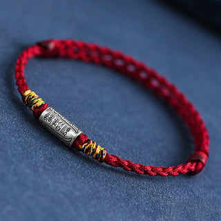 Buddha Gift Handcrafted 925 Sterling Silver Everything Goes Well Design Protection Strength Bracelet Anklet