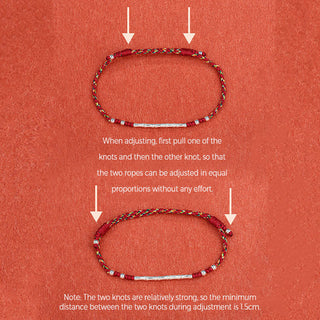 Buddha Gift Tibet Handmade Multicolored Bamboo Protection Braided String Bracelet