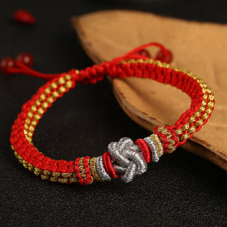 Buddha Gift Colorful Rope True Love Knot Luck Handmade Bracelet
