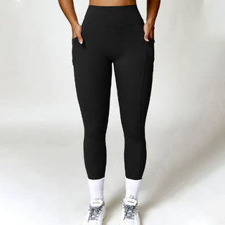 Buddha Gift Solid Color Halter Neck Bra Long Sleeve Crop Tank Top Pants Sports Fitness Gym Yoga Outfits