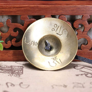 Buddha Gift Tibetan Tingsha Bell Six True Words Dragon Copper Balance Decoration With Bag
