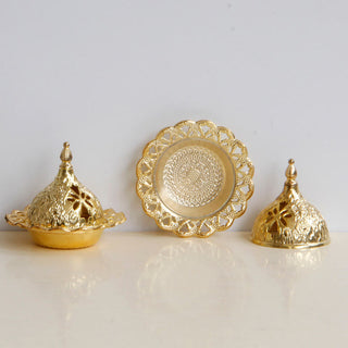 Buddha Gift Tibetan Gold Mini Meditation Incense Burner