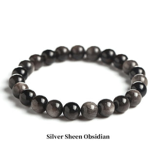 Buddha Gift Natural Stone Quartz Healing Beads Bracelet